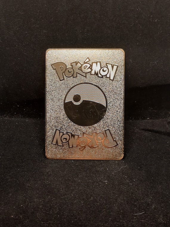 Weezing Fossil 1st Edition Gold Metal Pokemon Card - Etsy