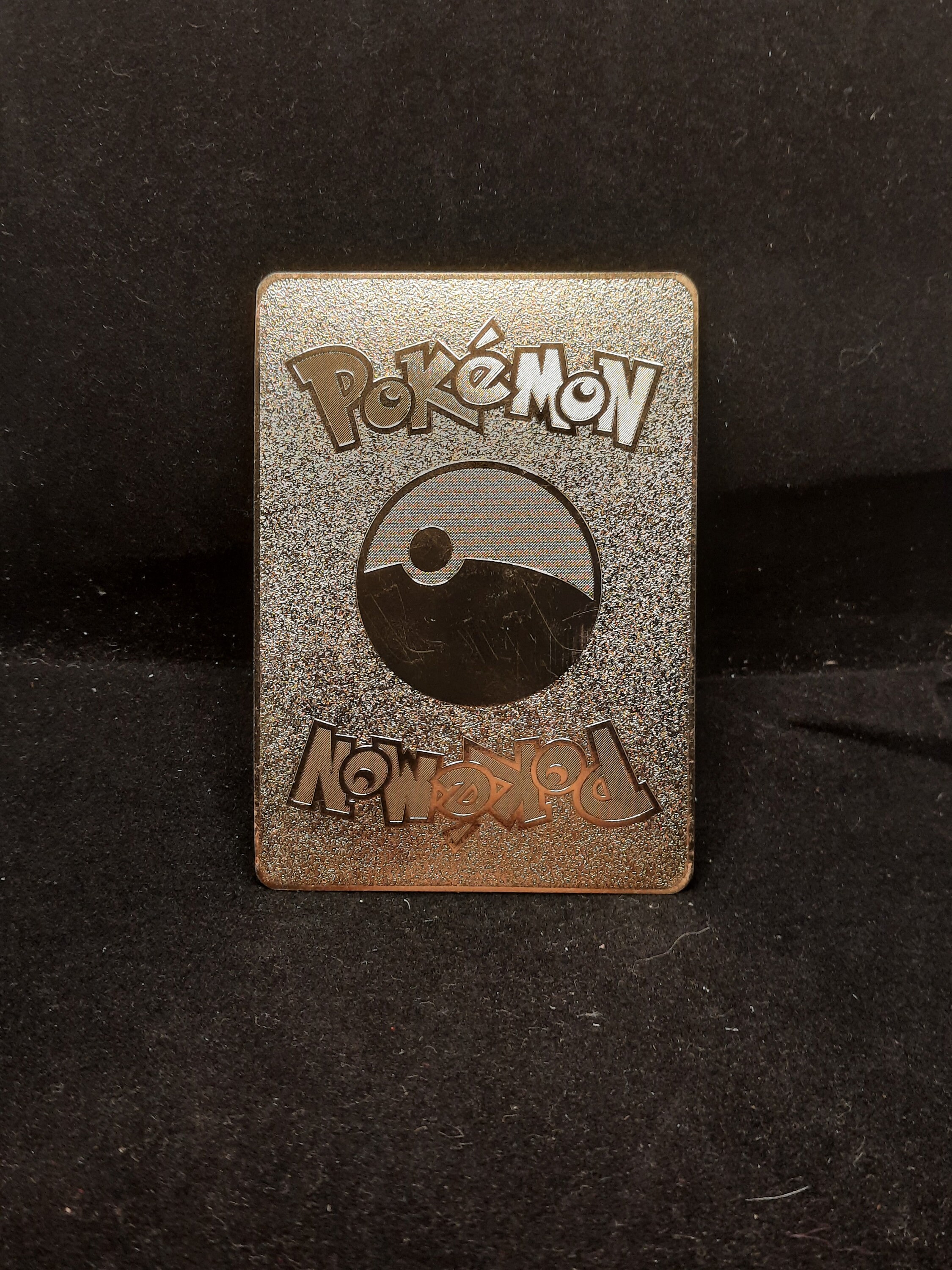 Weezing Fossil 1st Edition Gold Metal Pokemon Card - Etsy