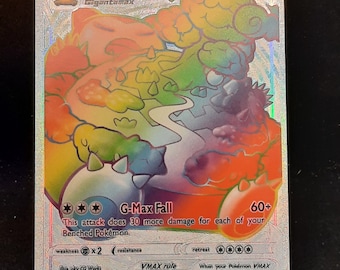 Zamazenta V Plastic Silver UV Printed Pokemon Card - Singapore