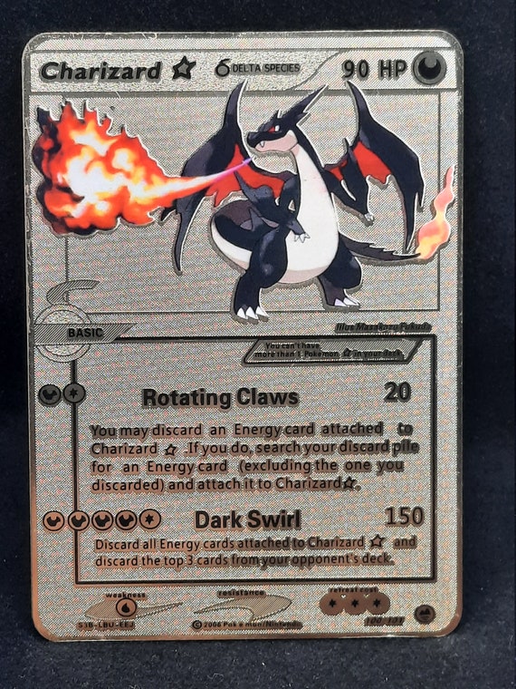 Carta Pokémon em Metal Charizard, Promoçoes