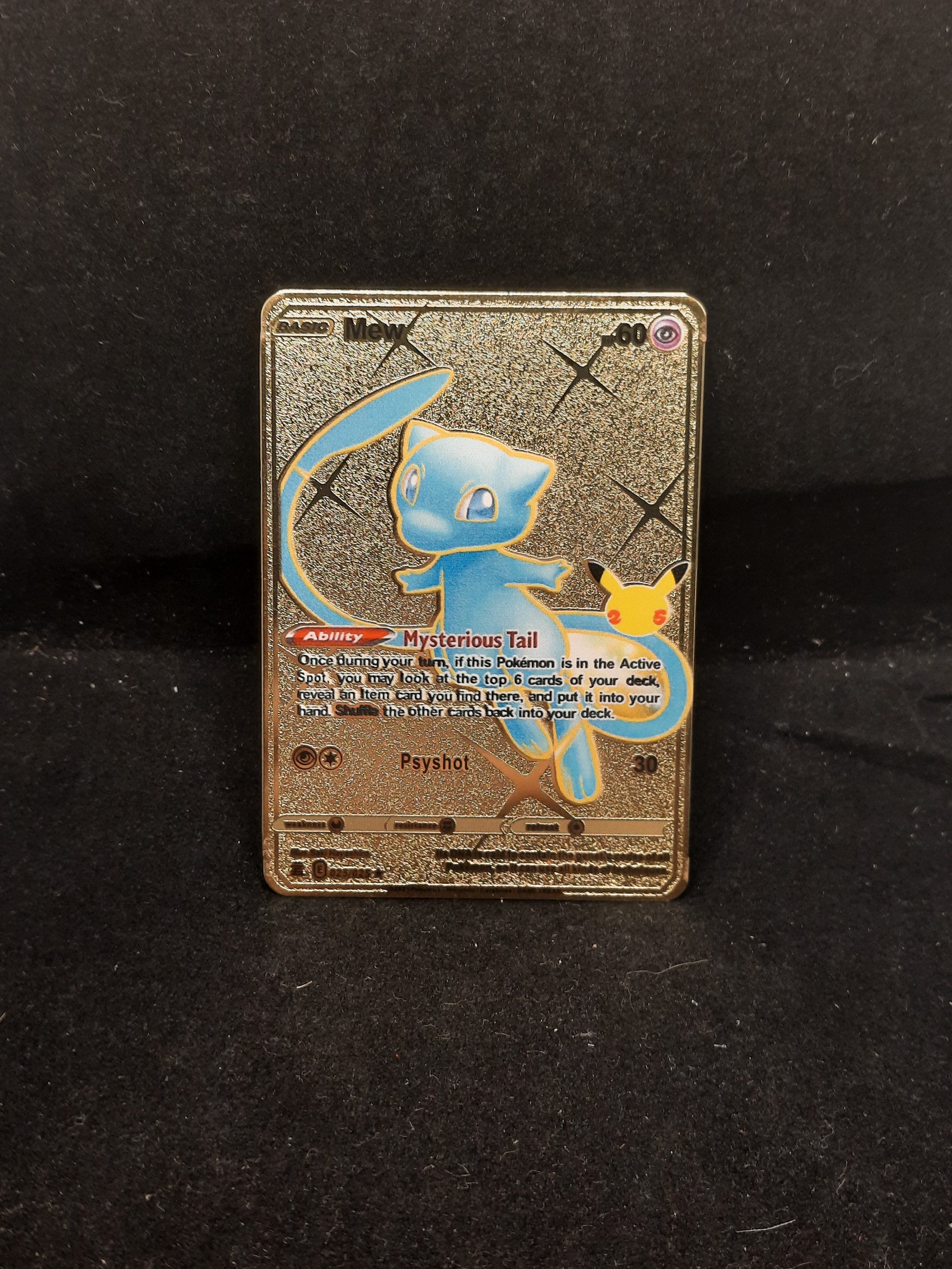 Pokemon Celebrations 25th Anniversary Mew Gold Card for Sale in Seattle, WA  - OfferUp