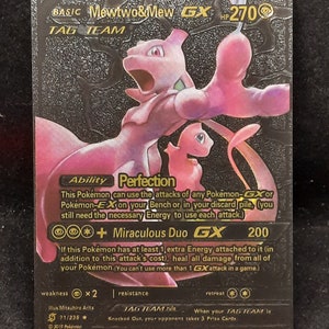 mewtwo and mew pokemon card Mewtwo & Mew GX Tag Team PSA CGC Beckett