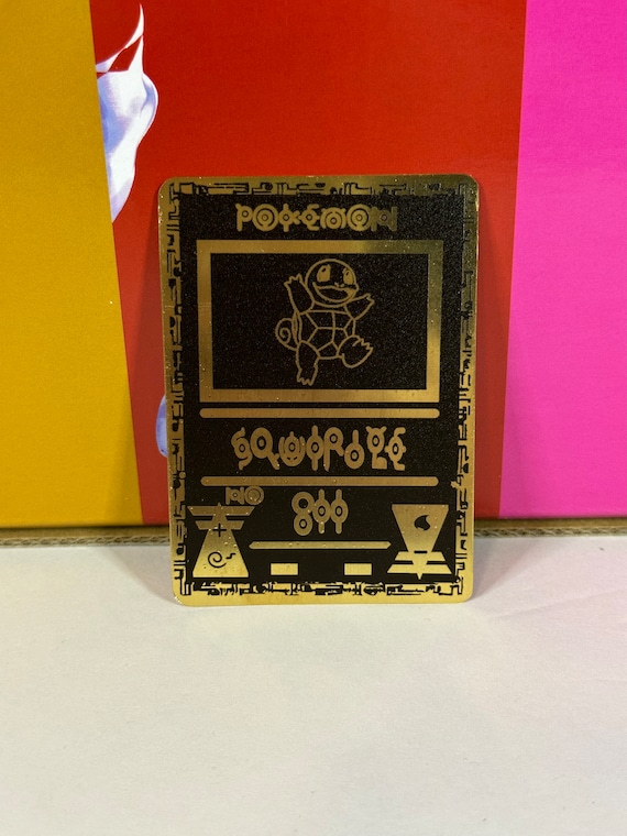 golden metal pokemon cards Rayquaza GS Gold Metal Card main image 0