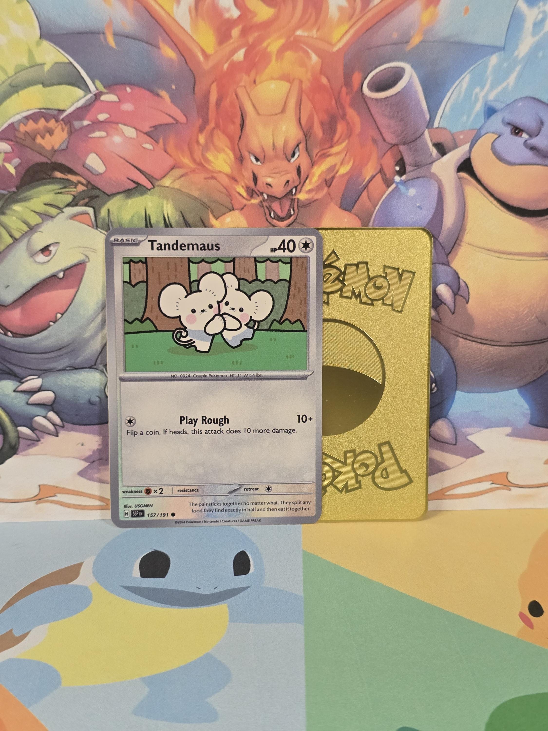 tandemaus pokemon card 167/193 Tandemaus (Reverse holo) - Paldea Evolved main image 0