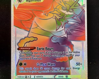 Morpeko V Gold Metal Pokemon Card - Etsy