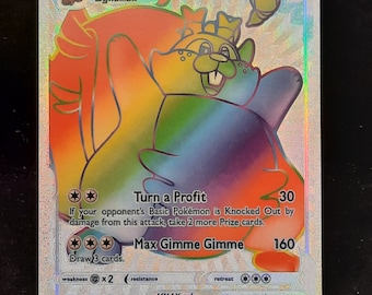 Greedent VMAX Rainbow Shiny Holographic UV Printed Plastic Card - Etsy Greedent VMAX Rainbow Shiny Holographic UV Printed Plastic Card - Etsy