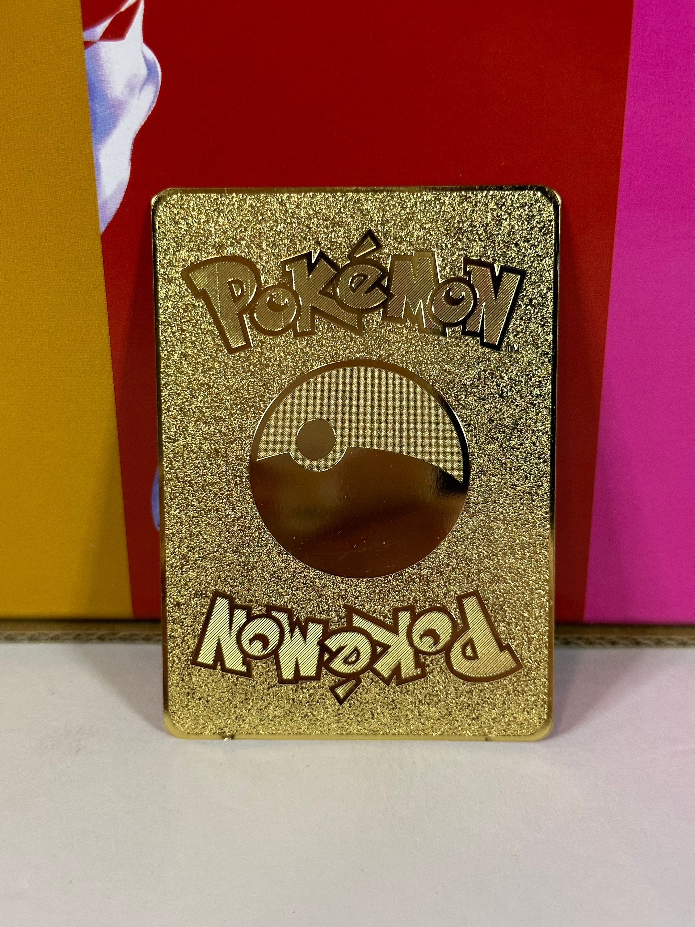 Deoxys Vstar Galarian Gallery Gold Metal Pokemon Card 