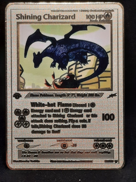 Carta Pokémon em Metal Charizard, Promoçoes