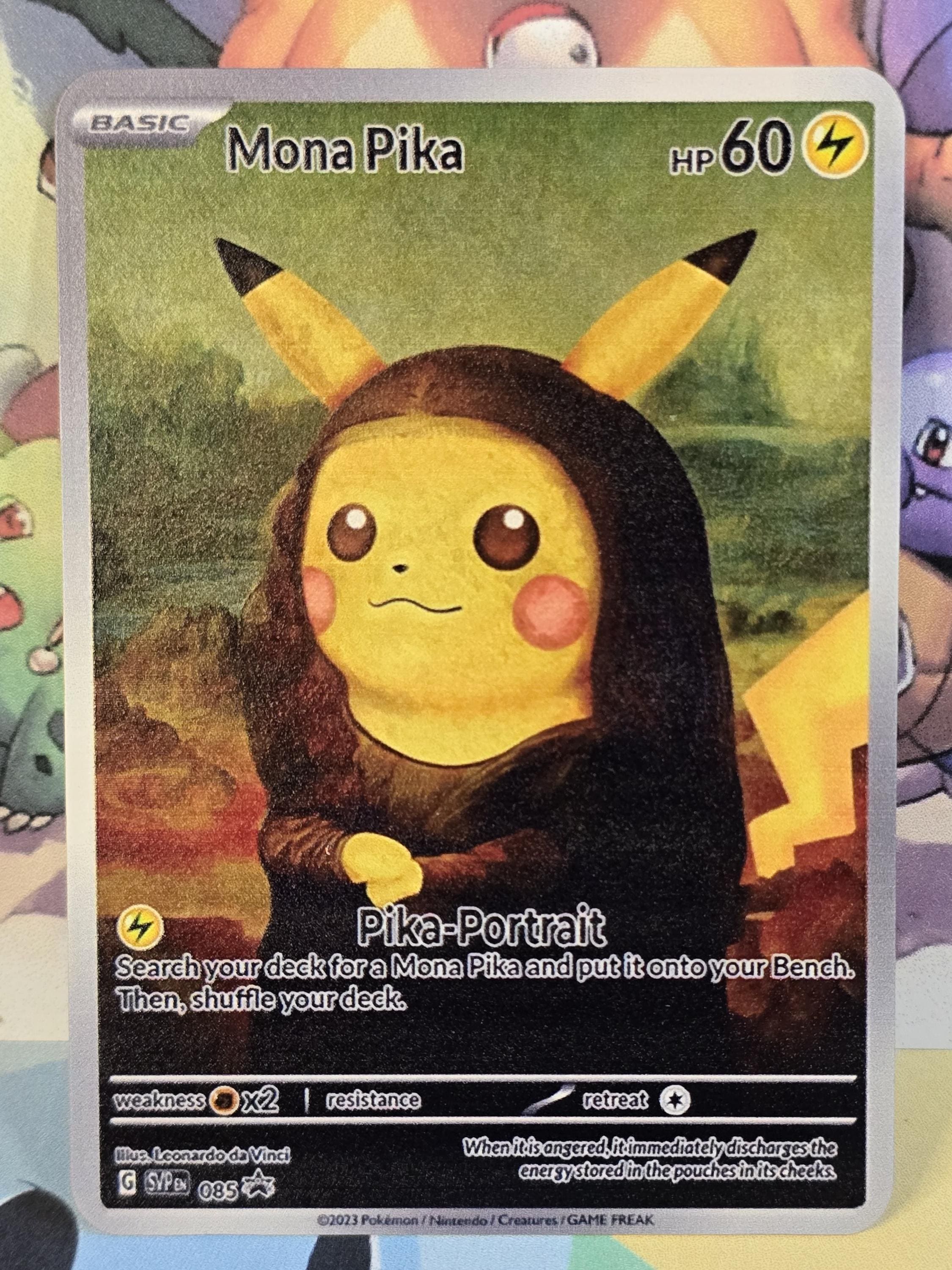 Mona Pika Mona Lisa Pikachu Gold Metal Pokemon Card Leonardo Da Vinci - Etsy Mona Pika Mona Lisa Pikachu Gold Metal Pokemon Card Leonardo Da Vinci - Etsy