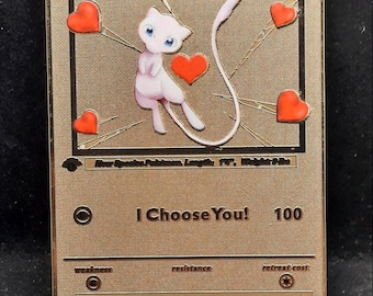 Lioni I Choose You! Romantic Gift Gold Metal Pokemon Valentine's Day Card - Etsy Lioni I Choose You! Romantic Gift Gold Metal Pokemon Valentine's Day Card - Etsy