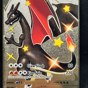 ポケモンカード リザードンV Charizard V ゴールド3枚セット Charizard V Gold Foil Pokémon Card 079/073 (×2) | eBay