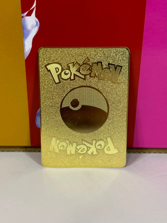 Pikachu Crown Zenith Secret Rare 160/159 Gold Metal Pokemon Card