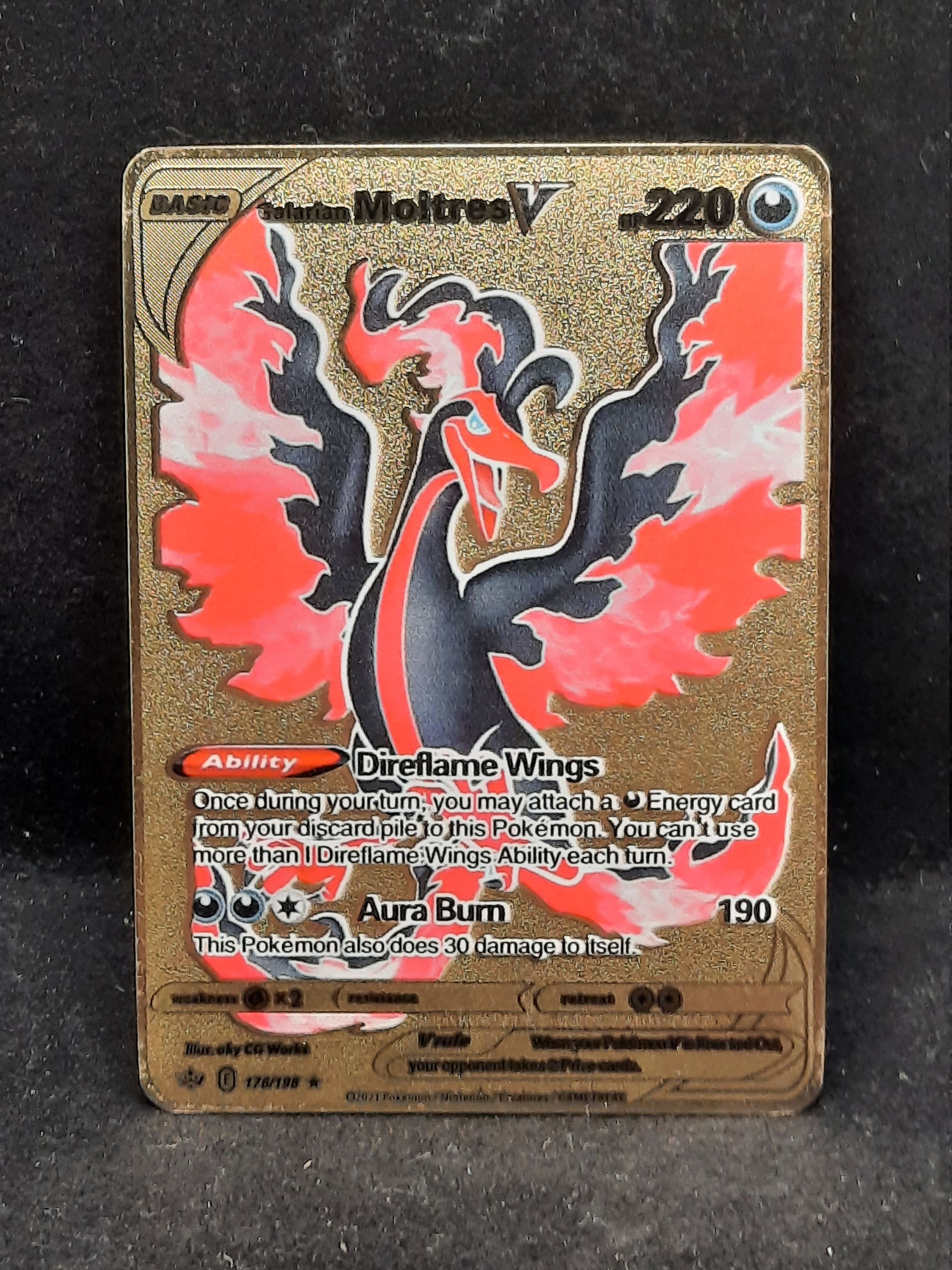 Galarian Moltres V Alternative Art Chilling Reign PROXY Super -   Singapore