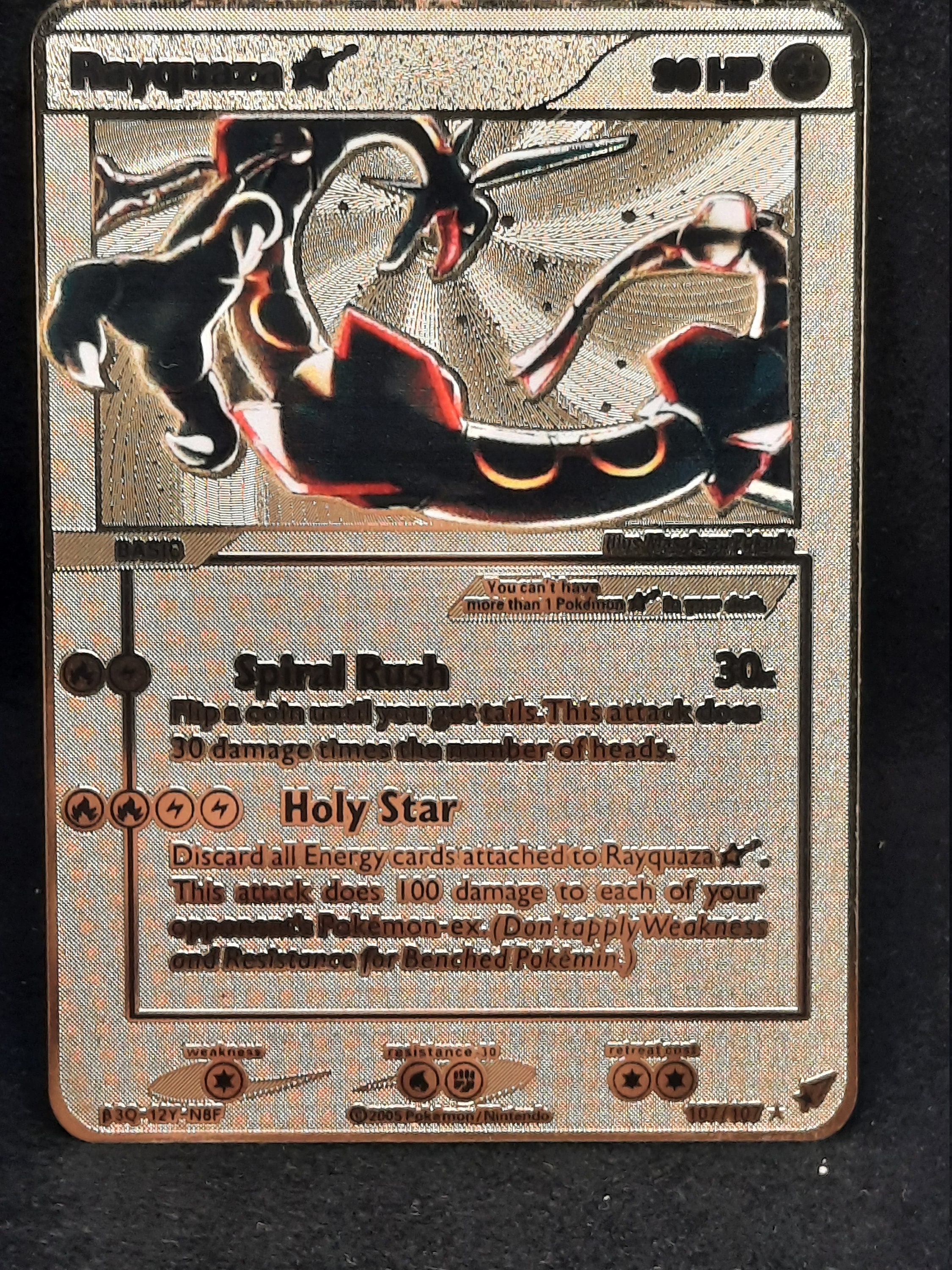 Rayquaza ? - 107/107 - Shiny Rare Holo - Pokemon Singles » EX Sets