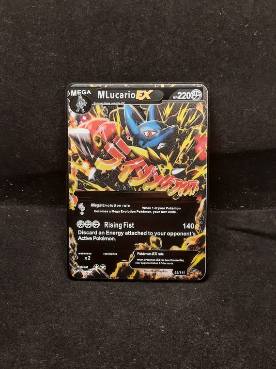 Metal Pokemon Cards Charizard, Shiny Lucario Pokemon Card