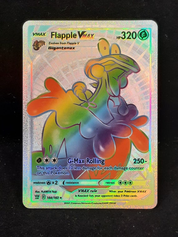 flapple pokemon card full art FULL ART Flapple V - 143/163 - Ultra Rare main image 1