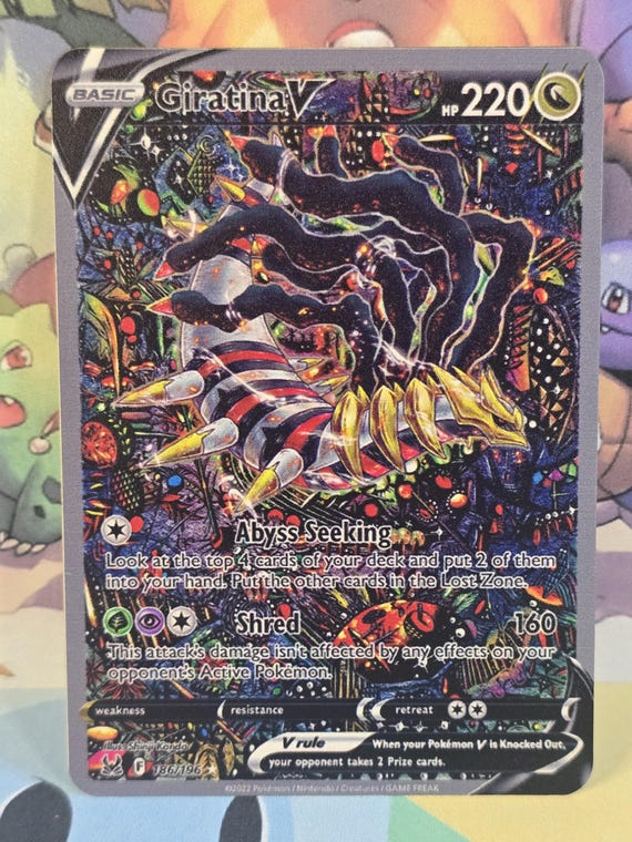 golden giratina pokemon card Taking a close look at top chase Giratina VSTAR Ultra Rare with GypsyKingCollects The World Tour, #pokemoncards #gypsykingcollects #pokemon #pokemontcg #pokmon #giratina #vstar #japanese this item offers a spectacular aesthetic for a gallery Giratina Vstar Galarian Gallery Gold