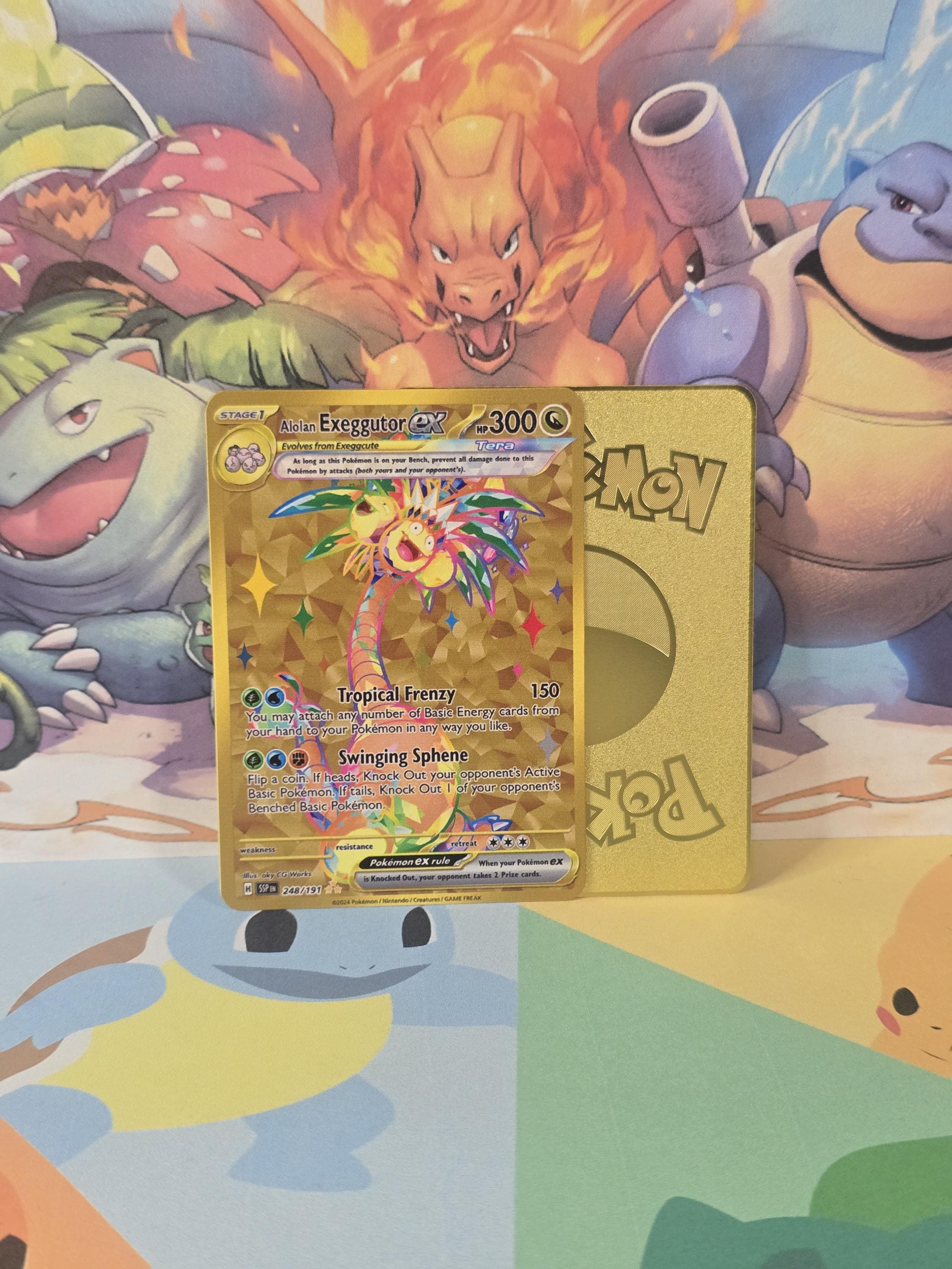 alolan exeggutor ex pokemon card Amazon.com: Pokemon - Alolan Exeggutor ex 225/191