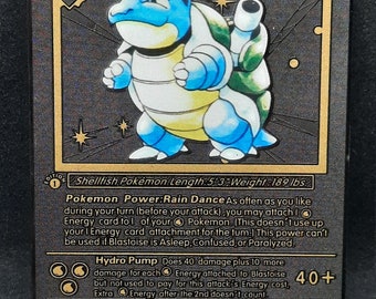 shiny blastoise pokemon card Amazon.com: Pokemon - Blastoise ex 030/142 main image 0