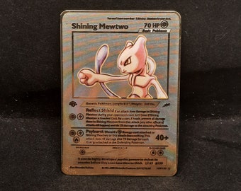 Shining Mewtwo 1st Edition Neo Genesis (Holo) - Pokémon Card Proxy