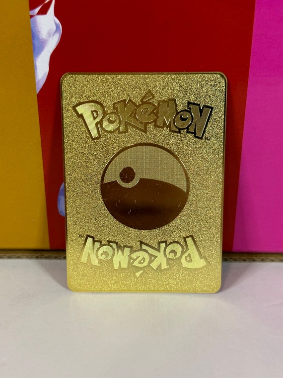 Pikachu VMAX Trainer Gallery Gold Metal Pokemon Card - Etsy