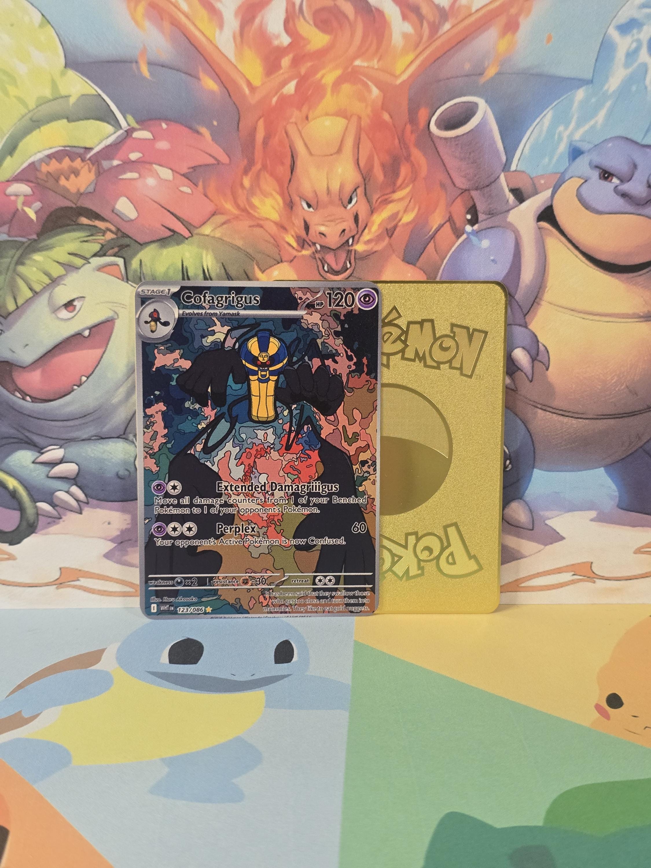 pokemon cofagrigus card - Black & White Noble Victories Pokmon Hit Points120 HP Form Cofagrigus ex | Paradox Rift