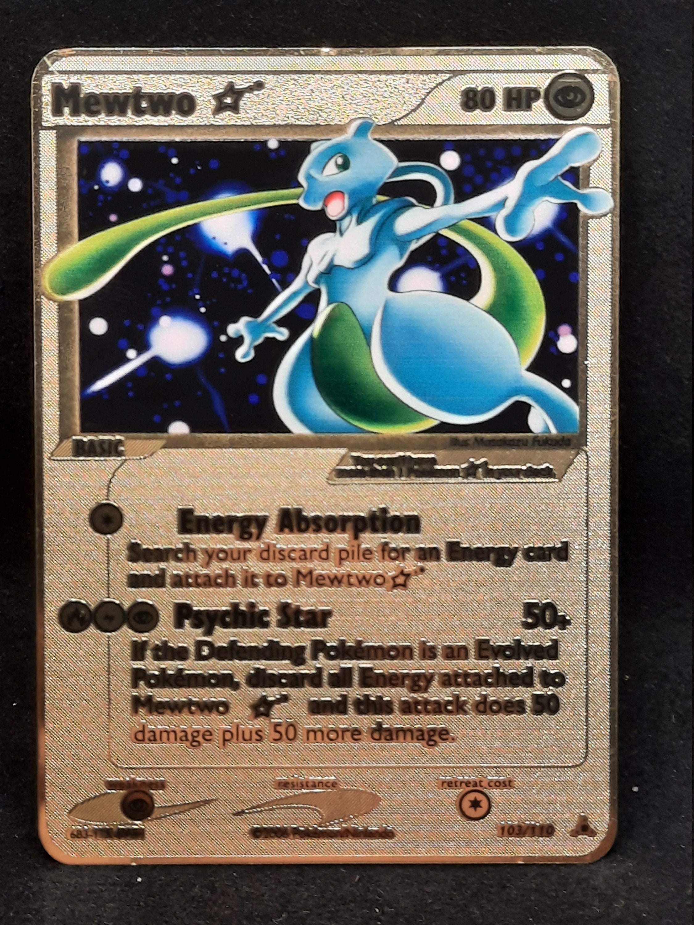 Pikachu Radiant Collection Full Art Gold Metal Pokemon Card 