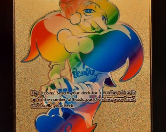 Opal Rainbow Gold Metal Pokemon Card - Etsy