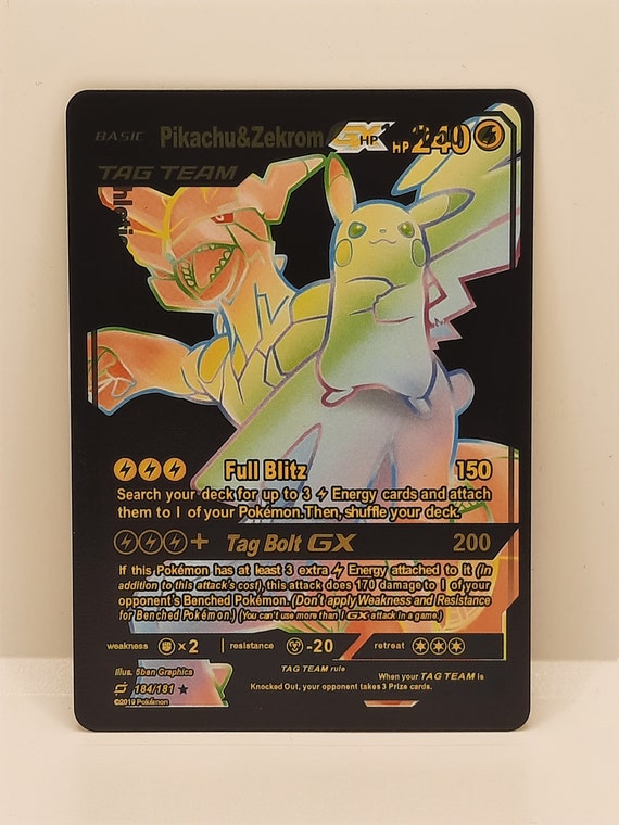 Pikachu e Zekrom-GX / Pikachu & Zekrom-GX (184/181), Busca de Cards