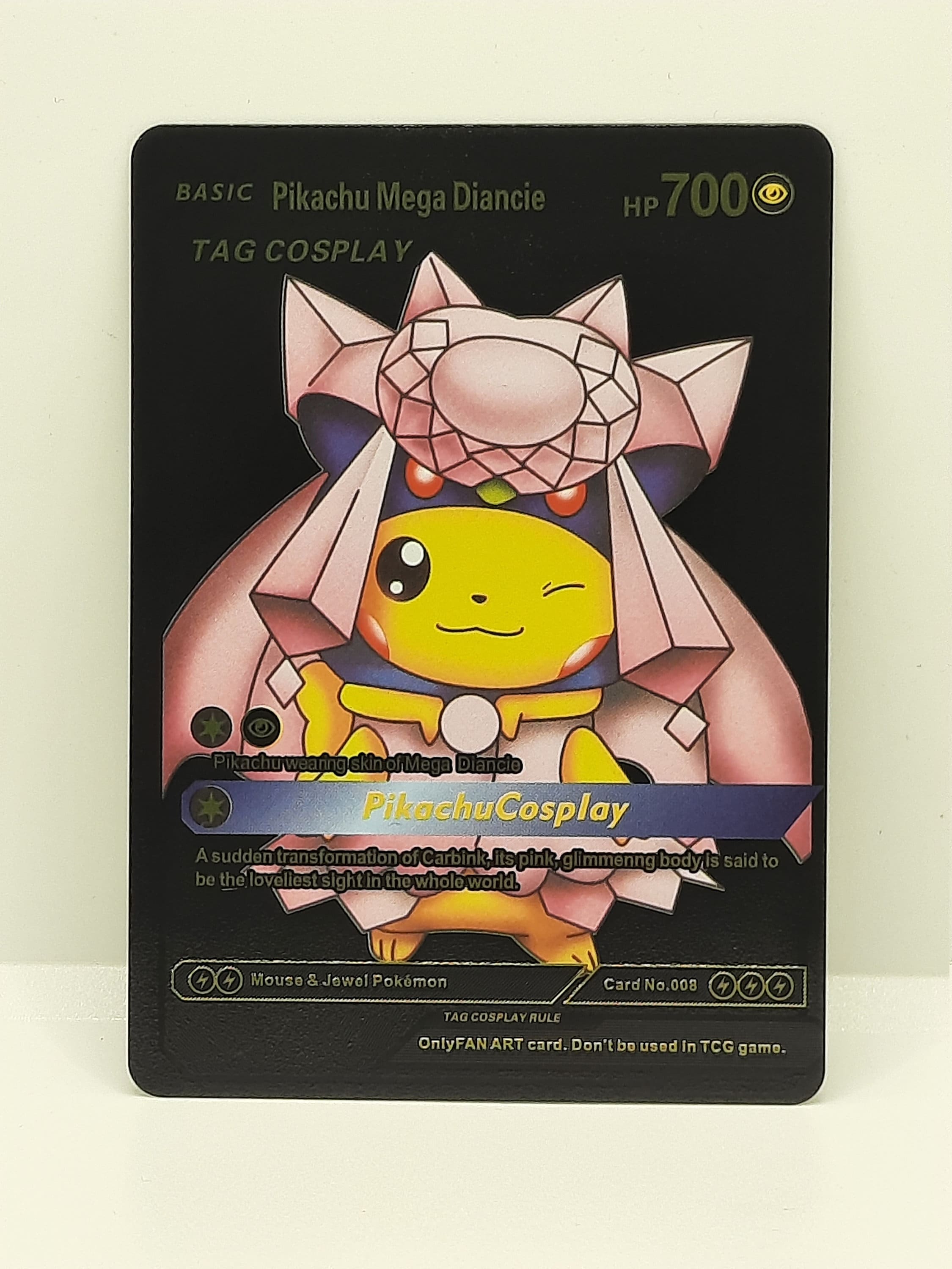 tag cosplay pokemon cards Pikachu Mega Sableye Card, Toys & Collectibles, Trading Cards, Raw Singles on Carousell Cosplay Pikachu Mega Diancie Plastic