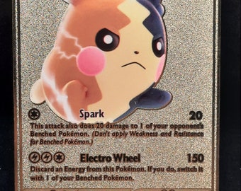 Morpeko V Gold Metal Pokemon Card Morpeko V Gold Metal Pokemon Card