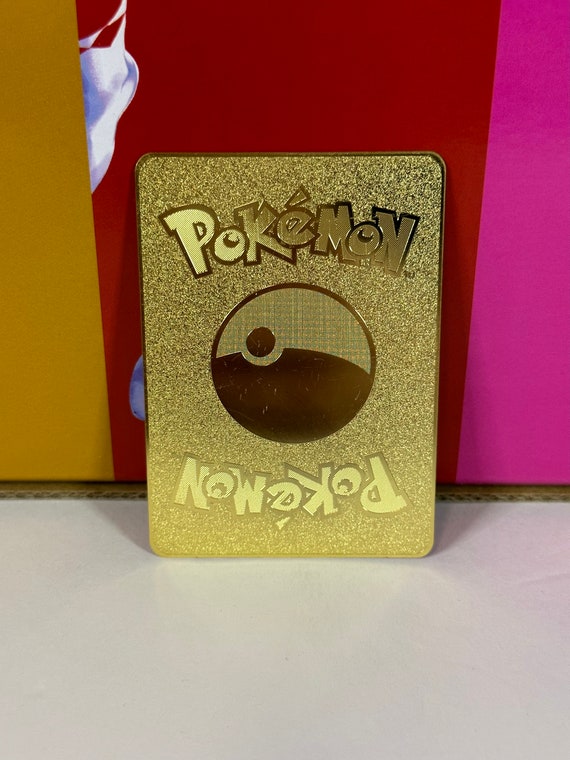 Kingler VMAX Gold Metal Pokemon Card - Etsy Kingler VMAX Gold Metal Pokemon Card - Etsy