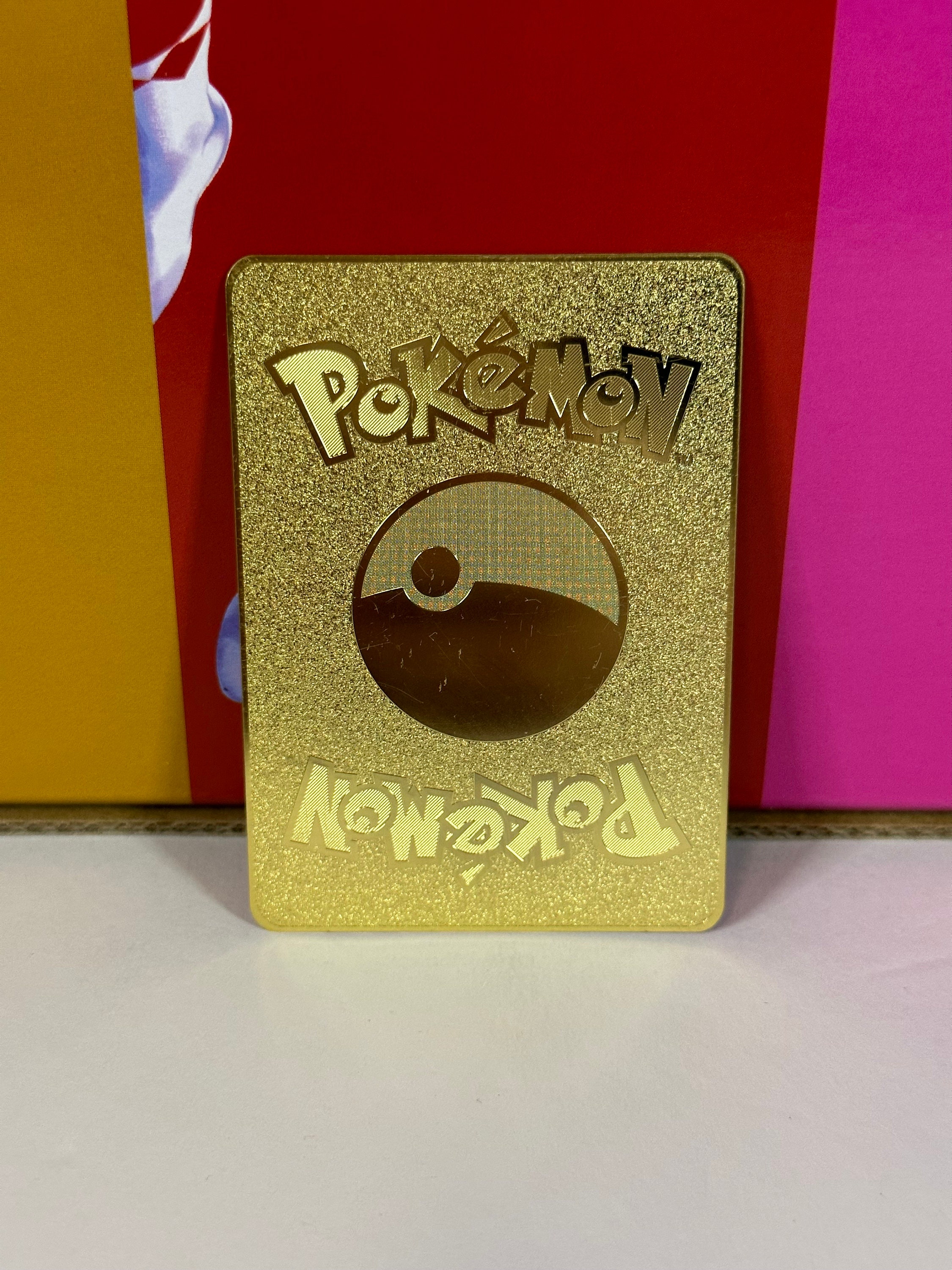 Kingler VMAX Gold Metal Pokemon Card