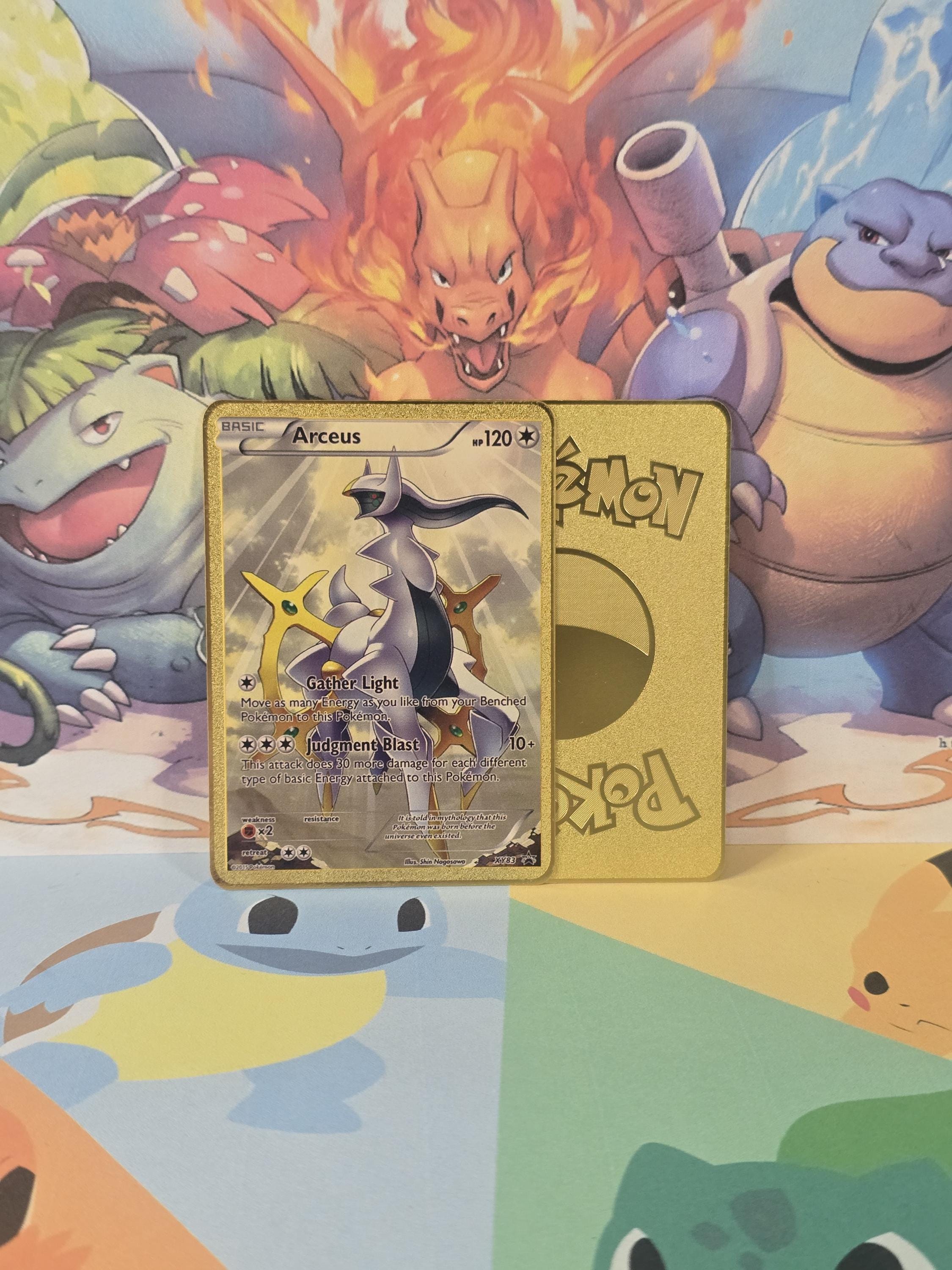 Arceus Metal Card - Etsy Arceus Metal Card - Etsy