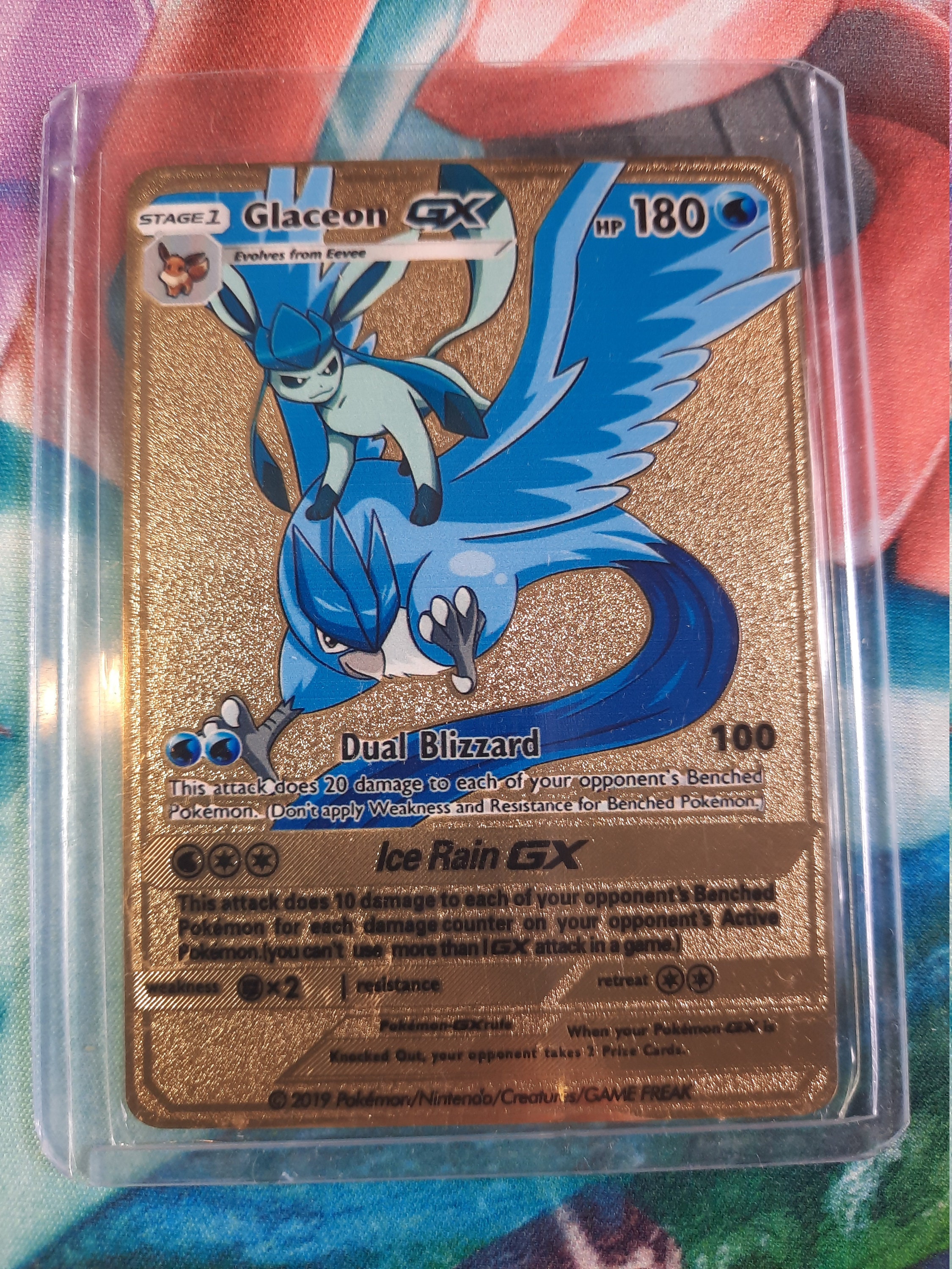 Pokemon Articuno GX Custom Full Art Metal Pokemon Card -  Norway