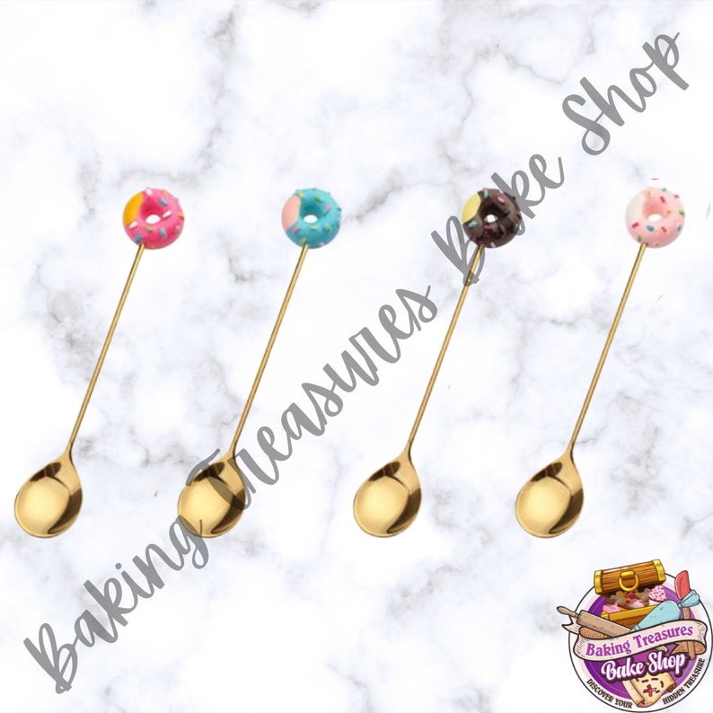 4 Count Sprinkle Spoons Etsy