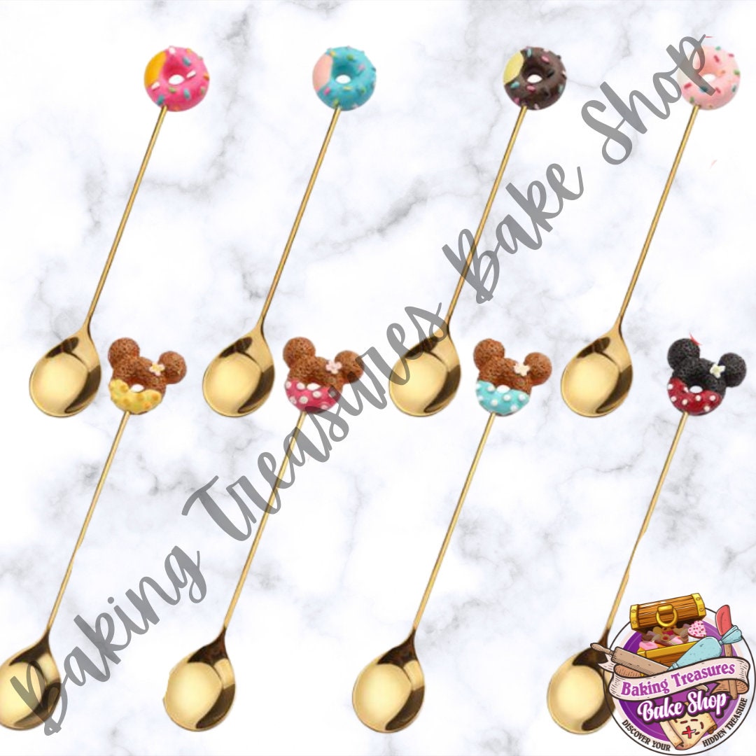 4 Count Sprinkle Spoons Etsy