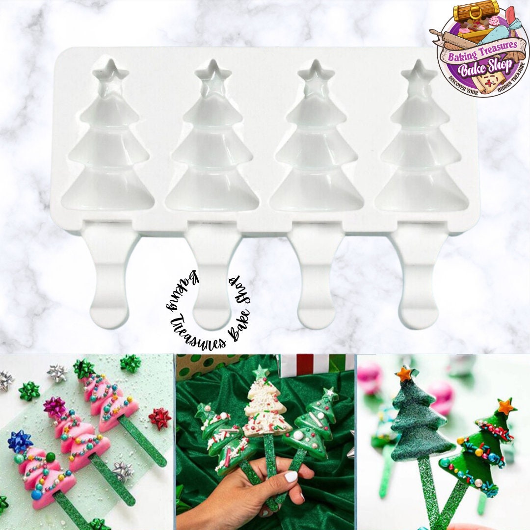 Star Christmas Tree Cakesicle Molds Etsy