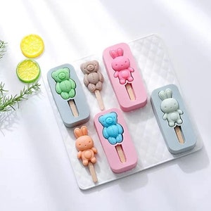 Bunny and Bear Popsicle Mold