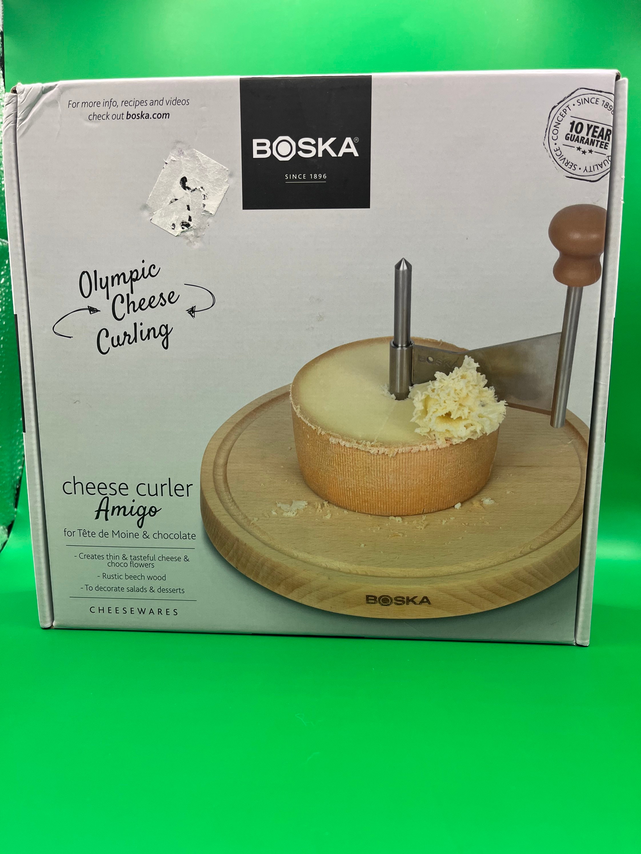 New Boska Cheese Curler and Chocolate to Decorate Salads and 