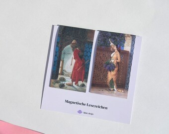 2 Magnetic Bookmarks, Osman Hamdi Bey, Books, Art
