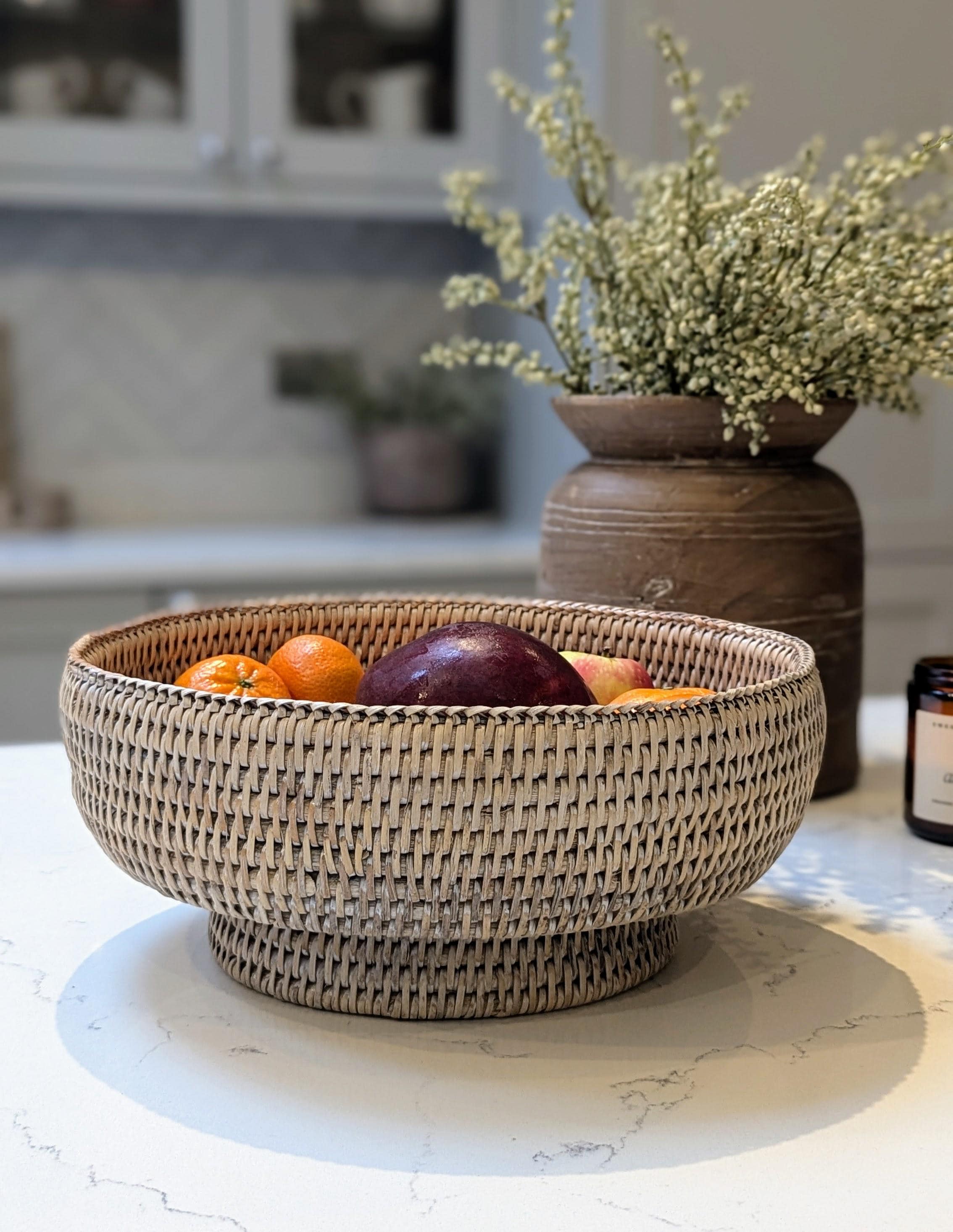 Ceramic Pedestal Fruit Bowl UK
