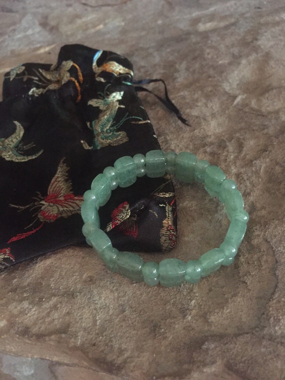 Jade Stretch Bracelet - image 1