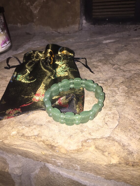 Jade Stretch Bracelet - image 2