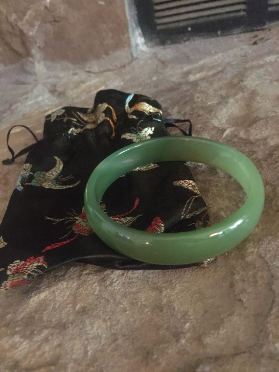 Genuine Jade Bangle - image 6