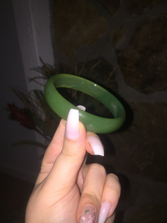 Genuine Jade Bangle - image 4