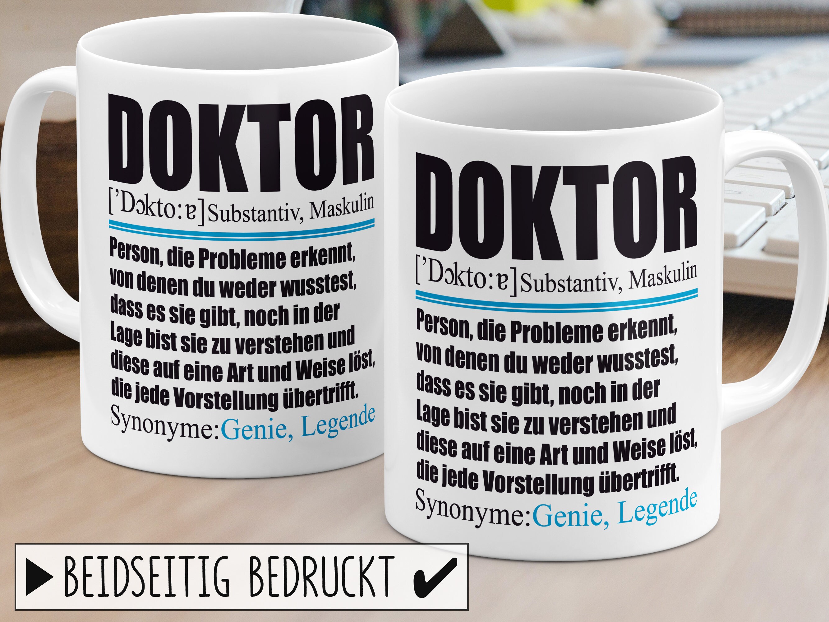Lustige Tasse Doktor Doktor Geschenk Spruch Doktorand Etsy.de