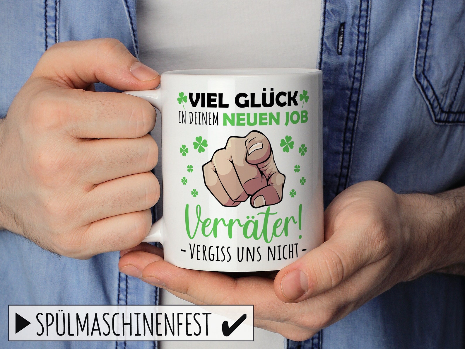 Lustige Jobwechsel Tasse Mit Spruch Viel Glück In Deinem Etsy.de