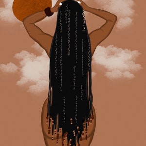 Digital Art- &quot;Queendom&quot; Women, Women Art, Women Digital Art, Digital Print