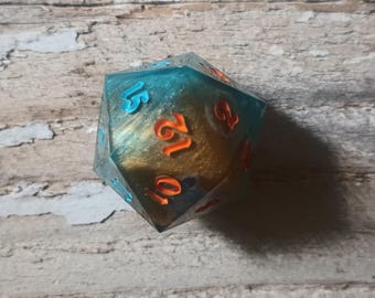 1 dado grande D20 de Bluey Bingo Chili Bandit